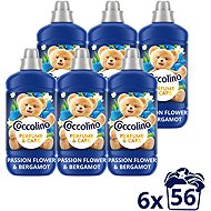COCCOLINO Passion Flower & Bergamot 6x 1,288 l (56 washes) - Fabric Softener