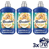 COCCOLINO Waterlily & Grapefruit 3x 1,610 l (70 praní) - Fabric Softener