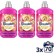 COCCOLINO Tiare Flower & Red Fruits 3x 1,610 l (70 praní) - Fabric Softener