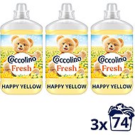 COCCOLINO Fresh Happy Yellow 3x 1,702 (74 praní) - Fabric Softener