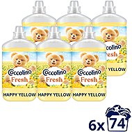 COCCOLINO Fresh Happy Yellow 6x 1,702 (74 praní) - Fabric Softener
