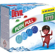 Dr. DEVIL Polar Aqua 4 × 20 g - Toilet Block