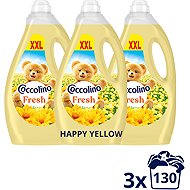COCCOLINO Fresh Happy Yellow 3x 2,990 l (130 praní) - Fabric Softener