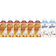LENOR 6 × Gold Orchid&Vanilla, 2 × Sensitive Cotton Fresh, 8 × 1.239 l (472 washes) - Fabric Softener