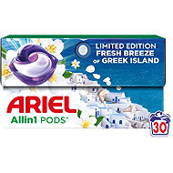 ARIEL Fresh Breeze Of Greek Island 30 pcs - Washing Capsules