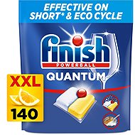 FINISH Quantum All in 1 Lemon 140 ks - Dishwasher Tablets