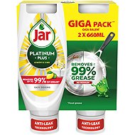 JAR Platinum Plus Lemon & Lime 2× 660 ml - Dish Soap