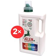 JELEN Laundry Gel for Colour Laundry 2× 2.7l (120 Washings) - Washing Gel