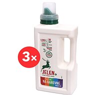 JELEN Gel Laundry Detergent for Colour Laundry 3× 1.35l (90 Washings) - Washing Gel