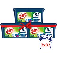 SAVO Color and white linen 3 × 32 pcs - Washing Capsules