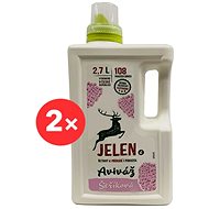 JELEN Fabric Softener Lilac 2× 2.7l (216 Washings) - Fabric Softener