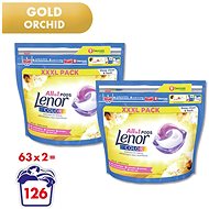 LENOR Gold Orchid Color All in 1 (2 × 63 pcs) - Washing Capsules