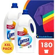 LANZA Fresh & Clean Gel színes ruhaneműre 2× 4,5 l (180 mosás) - Mosógél