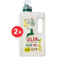 JELEN Washing gel with linden scent 2 × 2.7 l (120 washes) - Washing Gel