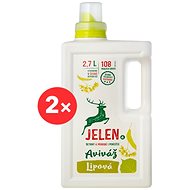 DEER Fabric softener linden 2 × 2.7 l (216 washes) - Fabric Softener