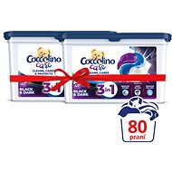 COCCOLINO Care Black 2 × 40 pcs - Washing Capsules