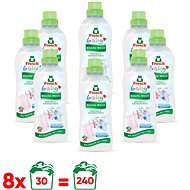 FROSCH Infant and baby fabric softener 8 × 750 ml (240 washes) - Eco-Friendly Detergent
