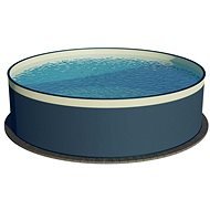 PLANET POOL Bazén s konstrukcí antracit / sand 3,5 × 0,9 m - Bazén
