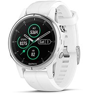 Garmin Fenix 5S Plus Sapphire White, White Band - Smart Watch