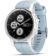 Garmin Fenix 5S Plus White, Seafoam Band - Smart Watch