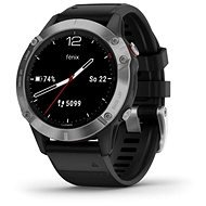 Garmin Fenix 6 Silver/Black Band - Smart hodinky