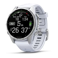 Garmin Fenix 8 43mm AMOLED Silver/Whitestone Band - Smart Watch