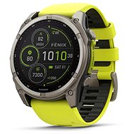 Garmin Fenix 8 51mm Solar Sapphire Titanium Amp Yellow/Graphite - Smart Watch