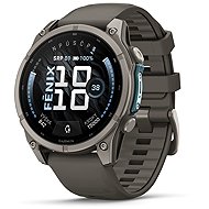 Garmin Fenix 9 47mm AMOLED Bare Titanium Pebble Gray - Smart Watch