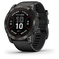 Garmin Fenix 7X Pro Sapphire Solar Carbon Gray DLC Titanium - Smart Watch