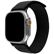 FIXED Nylon Sporty Strap for Apple Watch Ultra 49mm black - Watch Strap