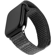 FIXED Nylon Sporty Strap for Apple Watch 42/44/45mm dark grey - Watch Strap