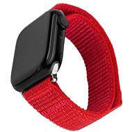 FIXED Nylon Sporty Strap for Apple Watch 38/40/41mm red - Watch Strap