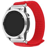 FIXED Nylon Sporty Strap for Garmin QuickFit 22mm red - Watch Strap