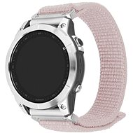 FIXED Nylon Sporty Strap for Garmin QuickFit 22mm rose gold - Watch Strap