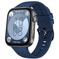 FIXED Silicone Strap for Huawei Watch FIT 3 blue - Watch Strap