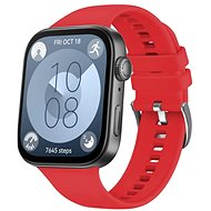 FIXED Silicone Strap for Huawei Watch FIT 3 red - Watch Strap