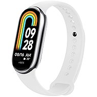 FIXED Silicone Strap for Xiaomi Smart Band 10/9/8 white - Watch Strap