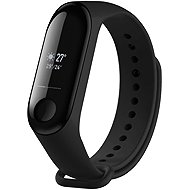 FIXED Silicone Strap for Xiaomi Mi Band 3/4 black - Watch Strap