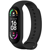 FIXED Silicone Strap for Xiaomi Band 7/ Mi Band 6/ Mi Band 5 black - Watch Strap