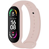FIXED Silicone Strap for Xiaomi Band 7/ Mi Band 6/ Mi Band 5 pink - Watch Strap