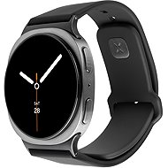 FIXED Silicone Sporty Strap for Samsung Galaxy Watch 8 black - Watch Strap