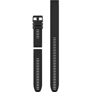 Garmin Silicone QuickFit 26 - Schwarz (+ extra lang) - Smartwatch-Armband