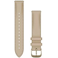 Garmin Quick Release (18 mm) Leather, Light Sand - Cream Gold - Watch Strap