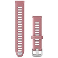 Garmin Quick Release (18 mm) Silicone, Light Pink - Silver - Watch Strap