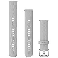 Garmin Quick Release (18 mm) Silicone, Mist Gray - Silver - Watch Strap