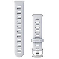 Garmin Quick Release (18 mm) Silicone, White - Silver - Watch Strap