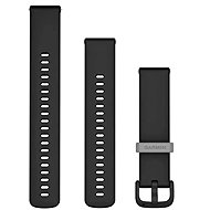 Garmin Quick Release (20 mm) Silicone, Black - Slate - Watch Strap