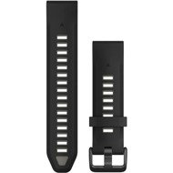 Garmin Silicone QuickFit 20 - Black/Pebble Gray - Watch Strap