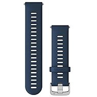 Garmin Quick Release (22 mm) silicone, Tidal Blue - Silver - Watch Strap