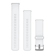 Garmin Quick Release (22 mm) silicone, Whitestone - Silver - Watch Strap